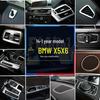 Подходит для интерьера BMW X5/X6 2014-2018: Декоративная наклейка-полоска на вентиляционное отверстие и консоль