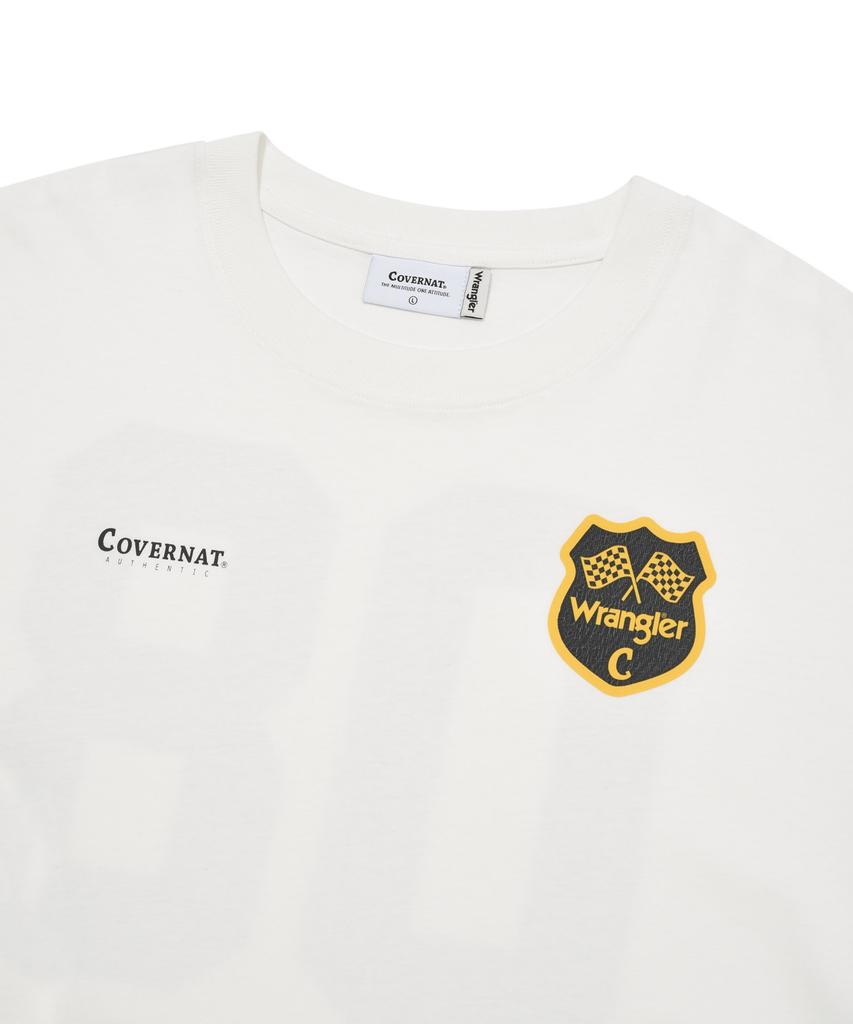 COVERNAT [Covernat X Wrangler] 08 Винтажная футболка Белая