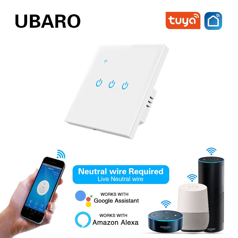 Умный выключатель Zero Fire Тип 86 Zigbee: Стальная или стеклянная панель, Пульт с голосовым управлением Alice.