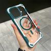 Magsafe Transparent Phone Case For iPhone 11 12 13 14 15 16 Pro Max Plus Magnetic Candy Shockproof Bumper Cover