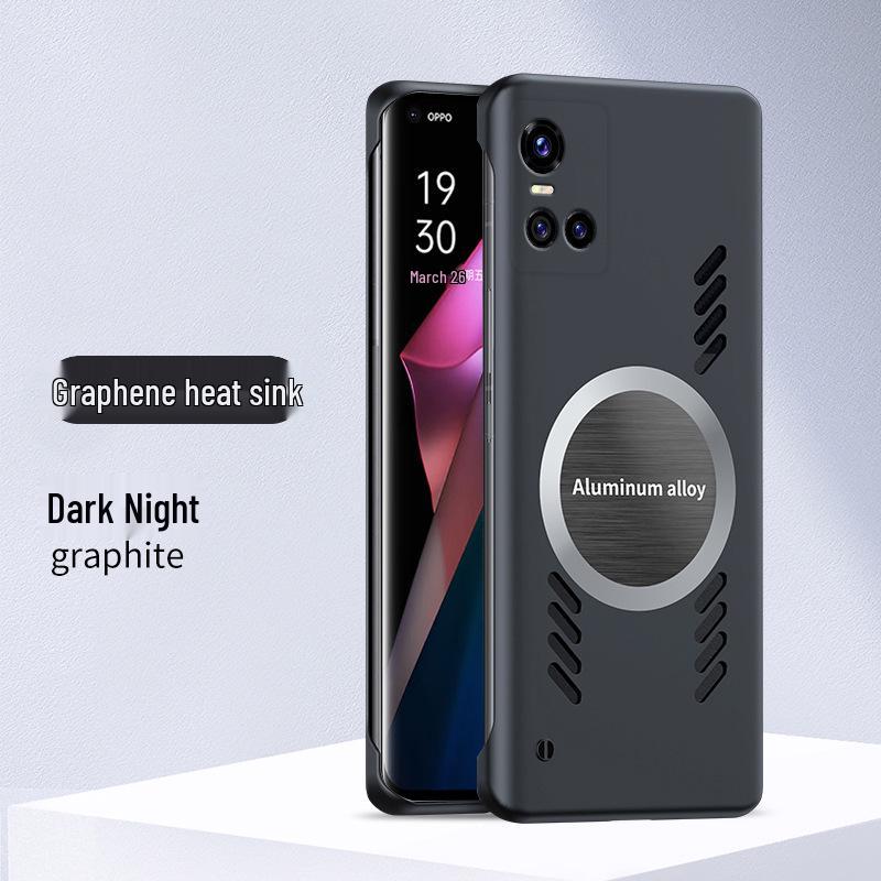 Универсальный безрамочный магнитный чехол для телефона VIVO S16E, S15Pro, X90Pro, X80 – Ударопрочный дизайн