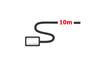 Panel thermometer with 10m cable - new
