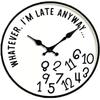 Analog Display Round Wall Clock Non-Ticking Design Non-Ticking Wall Clock  Kitchen Clock