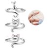 Adjustable Cat Yarn Guide Ring Alloy Crochet Tension Ring Crafts Women Crochet Rings