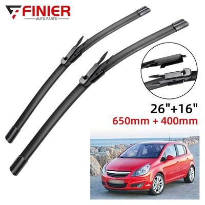 2 шт. щетки стеклоочистителя для Opel Corsa D 2006-2014 26 "16" подходят для переднего лобового стекла, щетки для окон, резак, аксессуары 2009 2010 2011 2012 2013 2014