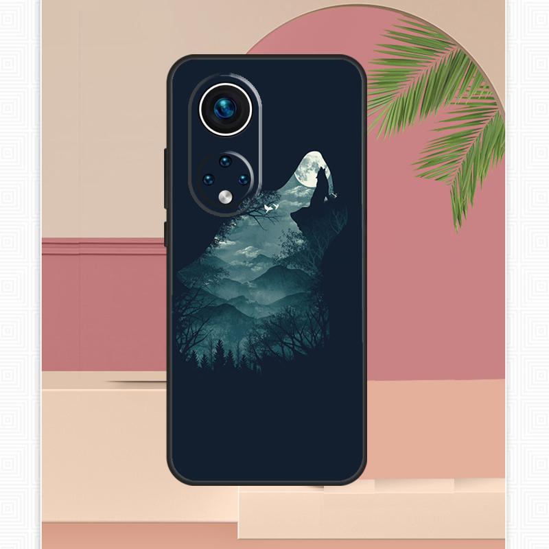 Wolf Howls Art Case For Honor Magic 7 Lite 5 6 8 Pro Honor 400 200 X9c X9b X9a X8b X8a X8c 50 70 90 Cover
