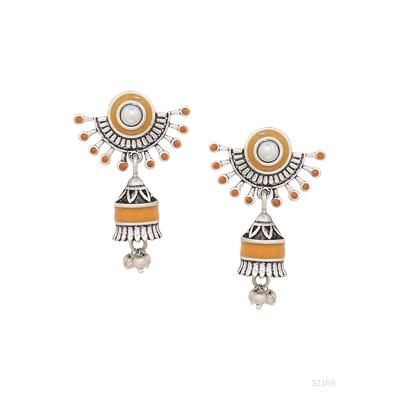 Серьги Voylla Sanwari Bell Motif Jhumka для женщин и девочек