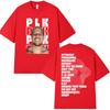 Rapper Plk FACE Tshirt Unisex Women Clothing Fashion Vintage Hip Hop Tshirts Casual 100 Cotton Short Sleeves T Shirts Streetwear