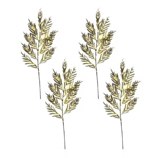 Светящиеся рождественские ветки норфолкской сосны на батарейках, предварительно освещенные сосновые стебли, искусственные сосновые иголки и ветки для самостоятельного изготовления венков, наполнители для ваз, для использования в помещении