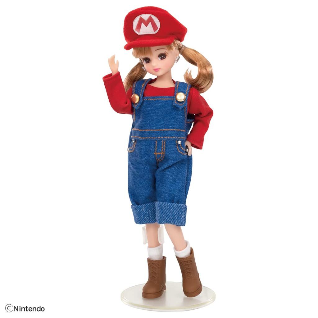 TAKARA TOMY Doll Super Mario Lover Pretend Play Toy for Ages 3 and Up Licca-chan LD-33 Licca-chan Dress-Up