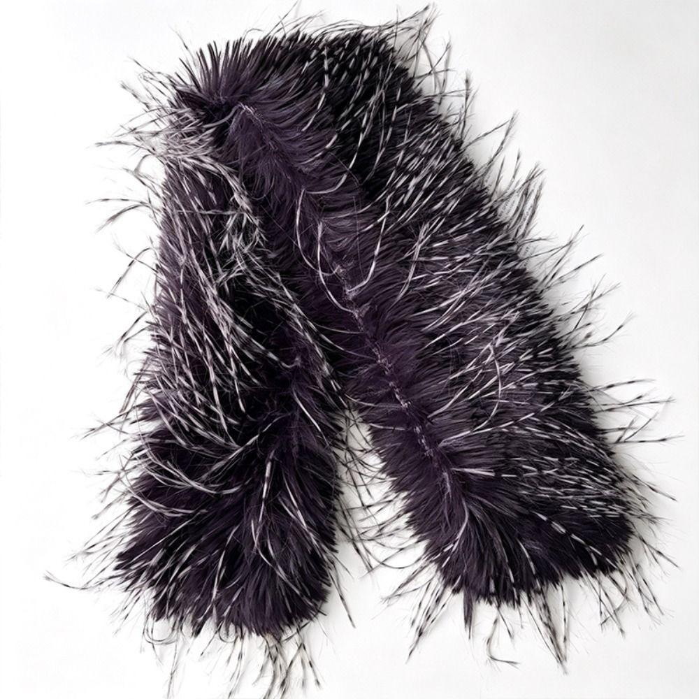 Warm Faux Fur Scarf Thick Winter Plush Scarf Elegant Shawl Wrap  Neck Accessories