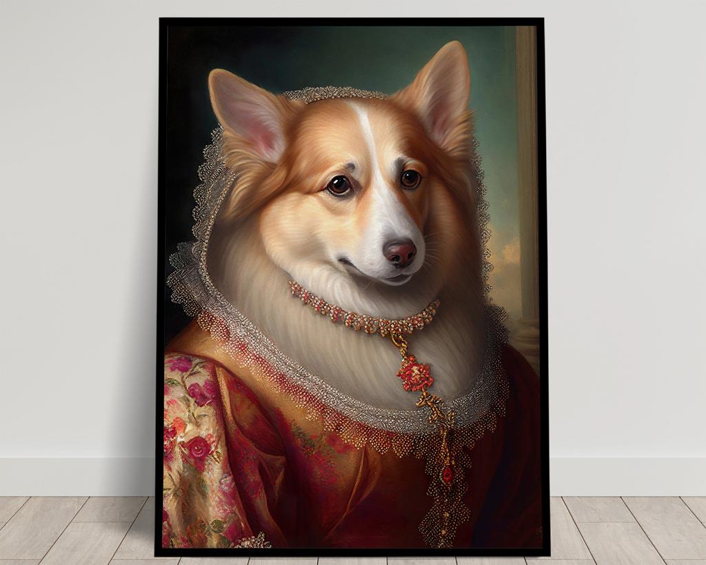 Animal Portrait Lion Fox Golden Retriever In Military Uniform Poster Print Wall Art Pictures Canvas Painting Room Home Decor