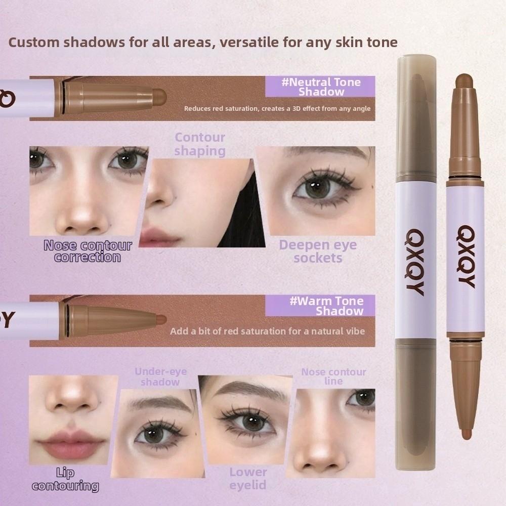 Face Double Headed Contour Pen Shaping Contour Shadow Pen Facial Contour Makeup Pen Unisex