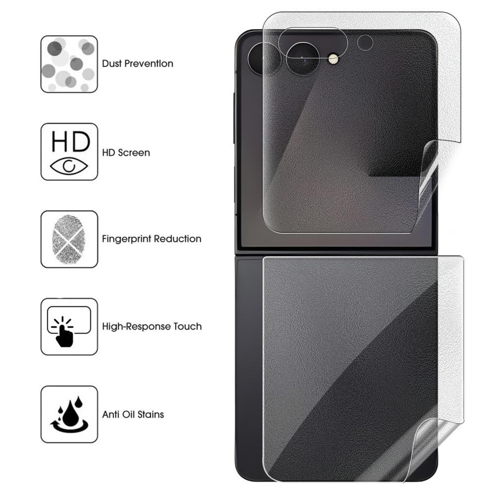 For Galaxy Z FLip 7 Matte Hydrogel Film Inner/Top/Bottom Screen Protectors Anti-Glare HD Anti-scratch for Samsung Galaxy Z Flip7