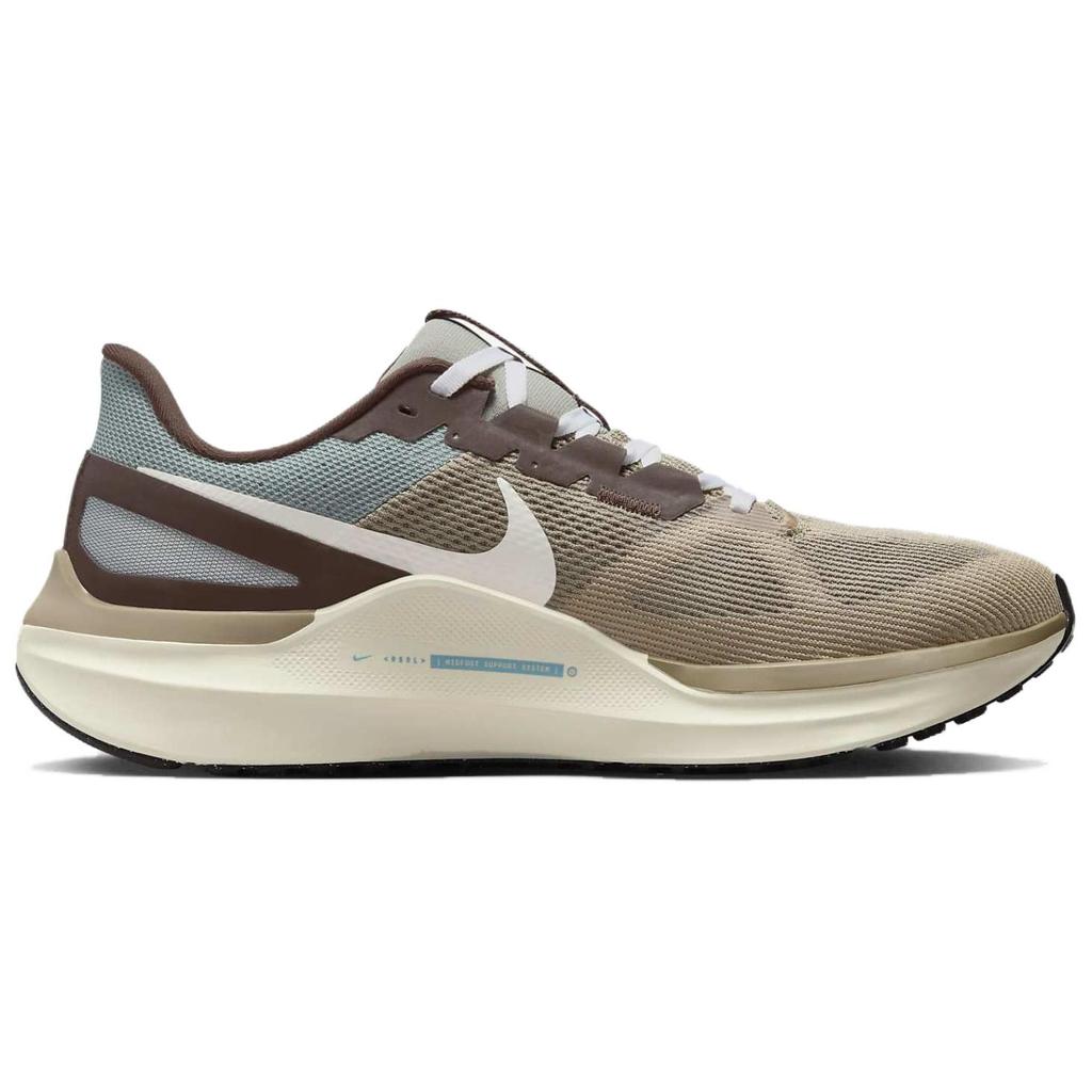 Nike Air Zoom Structure 25 Premium Dark Stucco мужские кроссовки коричневые светло-пемзовые кокосово-молочные FZ3650-053