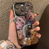 Новый креативный чехол для телефона с рисунком обезьяны для iPhone 17 16 Pro Max 16E 15 14 13 12 11 Pro XS X XR 7 8 Plus SE2 Ударопрочный TPU чехол