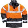 Portwest Unisex Hard-wearing Hi Vis Traffic Jacket / Safetywear / Workwear