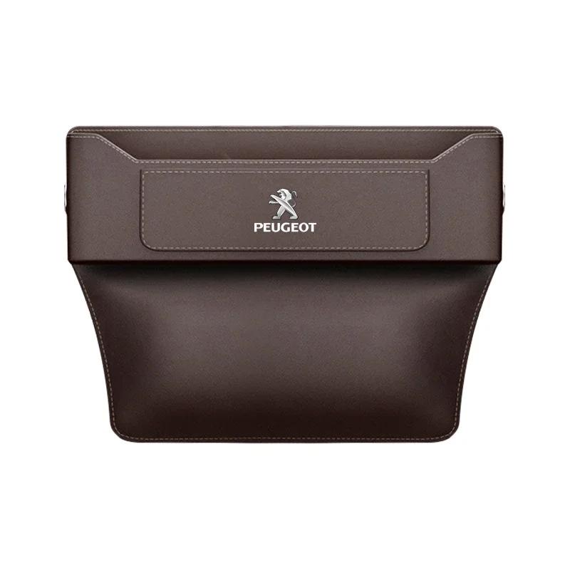 Car Seat Crevice Gaps Storage Box Seat Organizer Gap Slit Filler Holder For Peugeot 206 208 306 307 308 508 106 107 108 2008 207