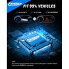 2PCS H11 H9 H8 LED Light Bulb,50000LM 6500K Easy Installation H11 Fog Light Bulbs Turn Signal Light Assemblies,CANbus Ready