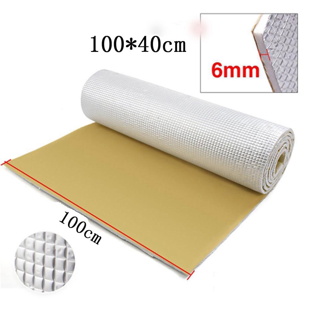 Car Engine Heat Mat Sound-Absorbing Pad Shield Noise Insulation Hood 6mm Thick