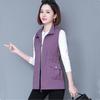 Spring Summer Vest Jacket Women's Korean Sleeveless Coat Female Thin Waistcoat Middle-Aged Mom Casual Tops Outerwear