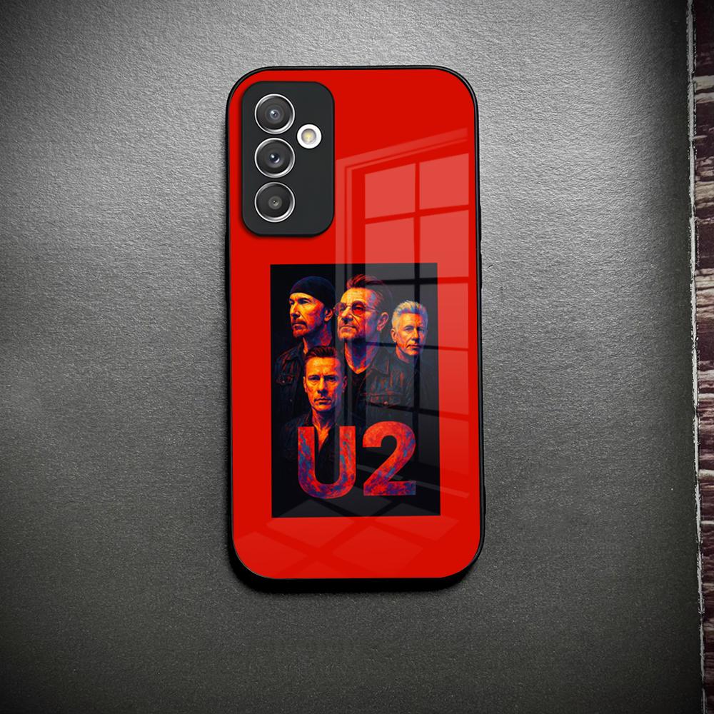 Чехол для телефона Rock And Roll U-U2 Band Стекло Для Samsung Galaxy S26 S23 S25 S24 S21 S22 S20 Ultra Fe Plus A34 A15 A14 Чехол