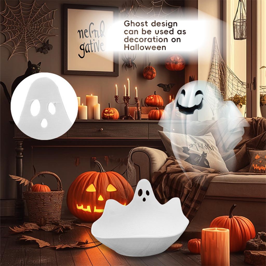 Миска Веселая Хэллоуинская Фестивальная Атмосфера Украшение Закуски Фруктовая Тарелка Настольное Украшение