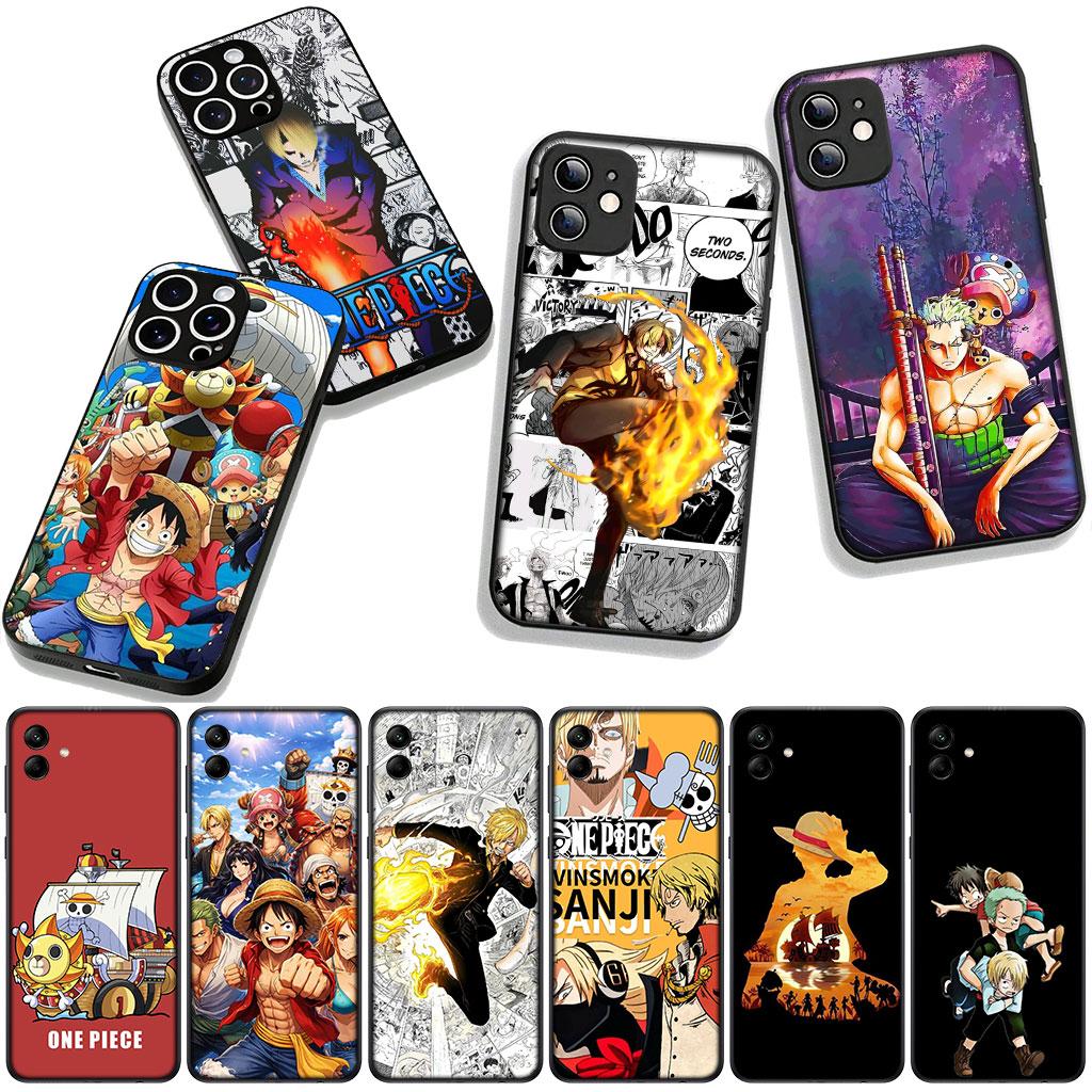 Чехол для телефона Apple iPhone 16 15 14 Plus 13 12 Mini 17 Pro Max + ProMax 16E Air с изображением Зоро и Санджи из One Piece и Луффи