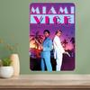 Металлический плакат-вывеска телешоу Miami Vice