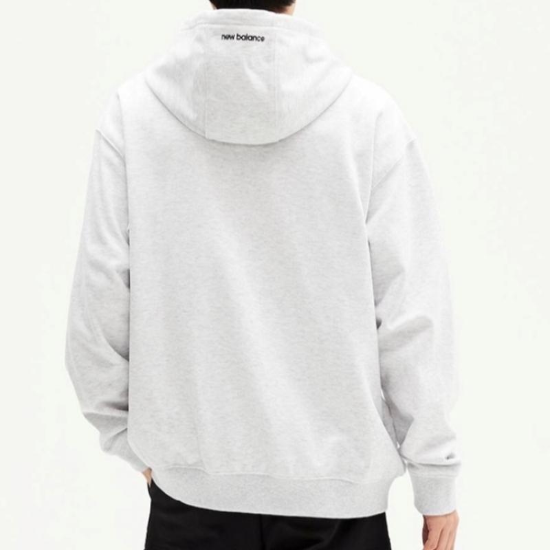 New Balance Hoodie Zip Up  C28   Nbmde11013 16 Uni Essential Small Logo Hoodie Hoodie