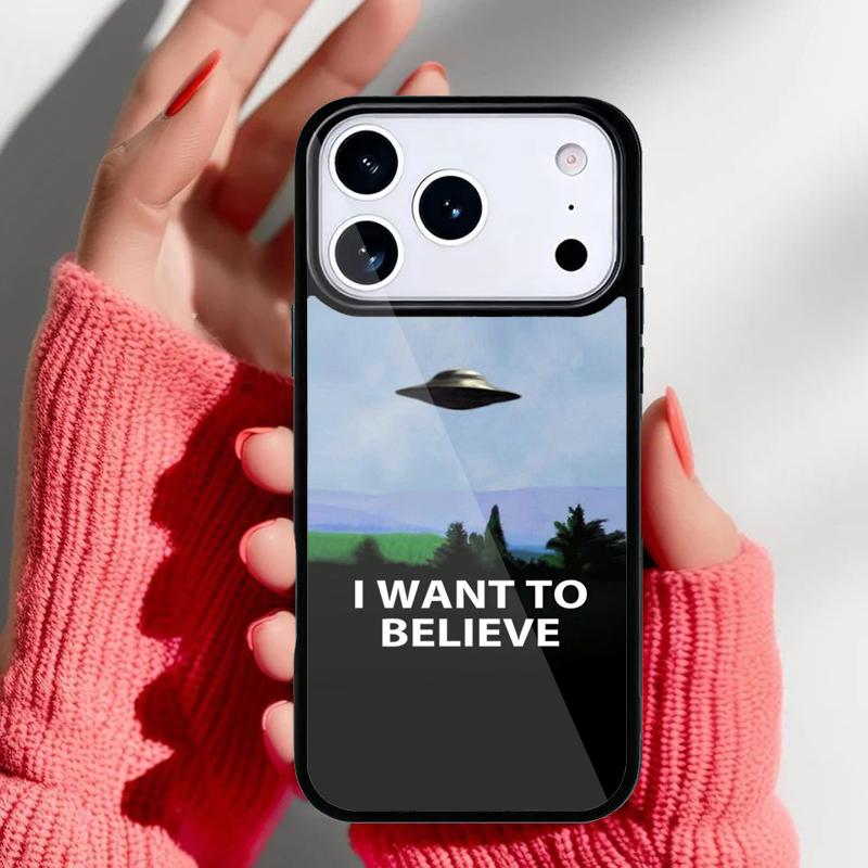 Лучший Чехол для Телефона Секретные Материалы Я Хочу Верить для iPhone 17 16 15 14 13 Pro Max Задняя Крышка для 12 11 Pro Coque