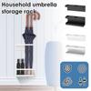 Настенный держатель для зонтов из металла без перфорации, регулируемая высота для хранения зонтов для домашнего офиса, входа в отель, НОВЫЙ