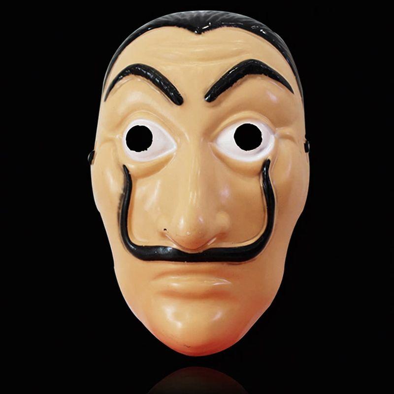 Halloween Cosplay Costume Money Heist Dali Costume Red Jumpsuit Clown