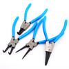 7 Inch Snap Ring Pliers Set Heavy Duty Internal/External Circlip Pliers Kit Straight Bent Jaw for Ring Remover Retaining
