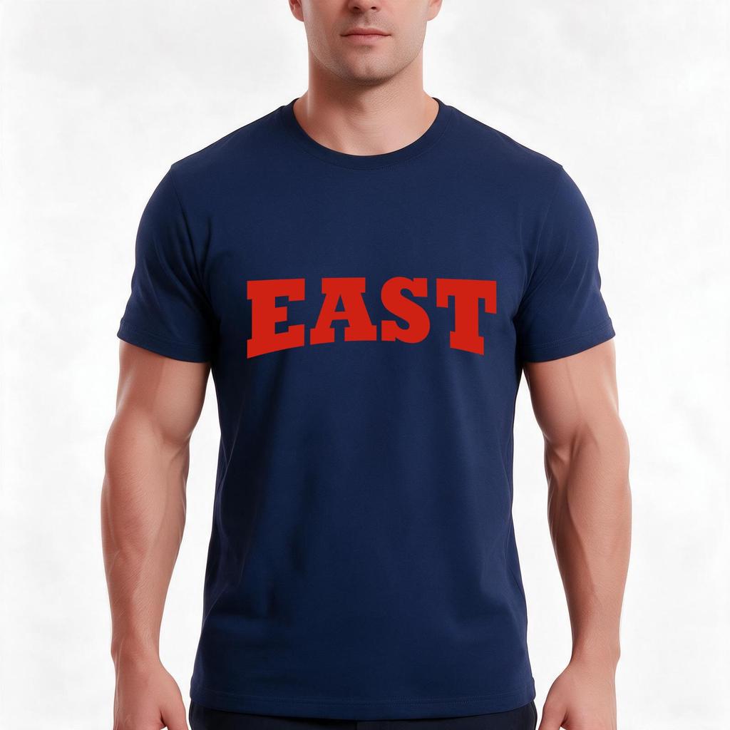 East Tshirt Summer Casual Cotton Tee Oversized Streetwear Tops Vintage Graphic Print Loose Fit Short Sleeve 100 Cotton