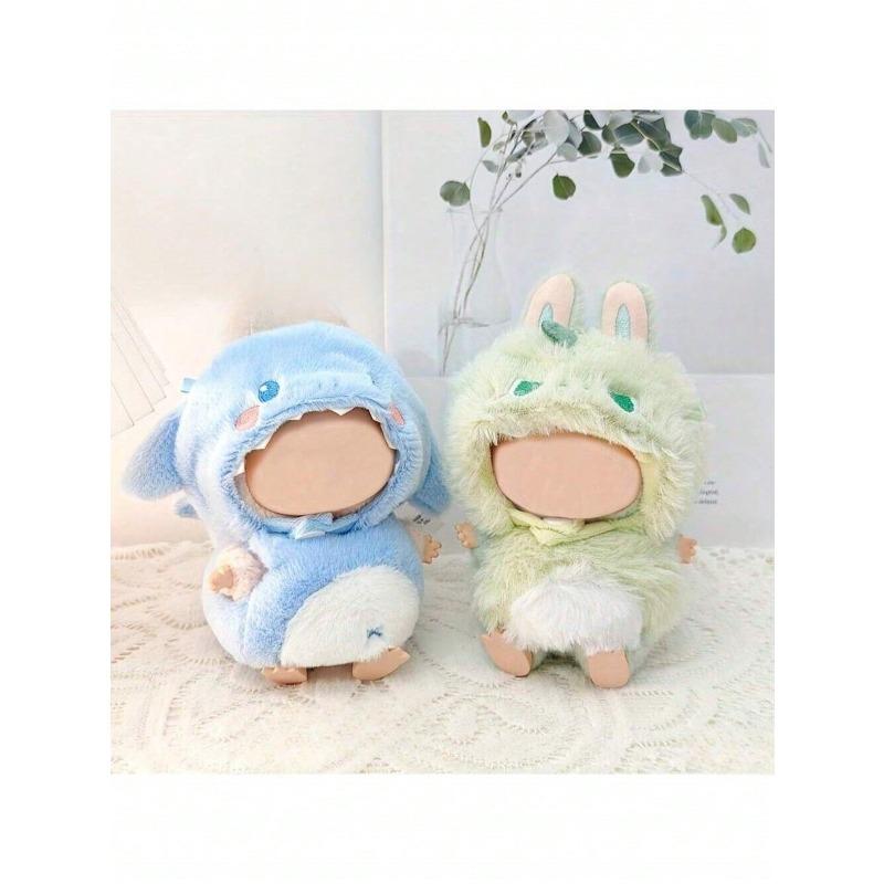 Clothes for Labubu 17cm Accessories Suit Cute Clothes for Labubu Dress Up Animal Style Outfits (NO Doll) That Is More Suitable for Sitting
