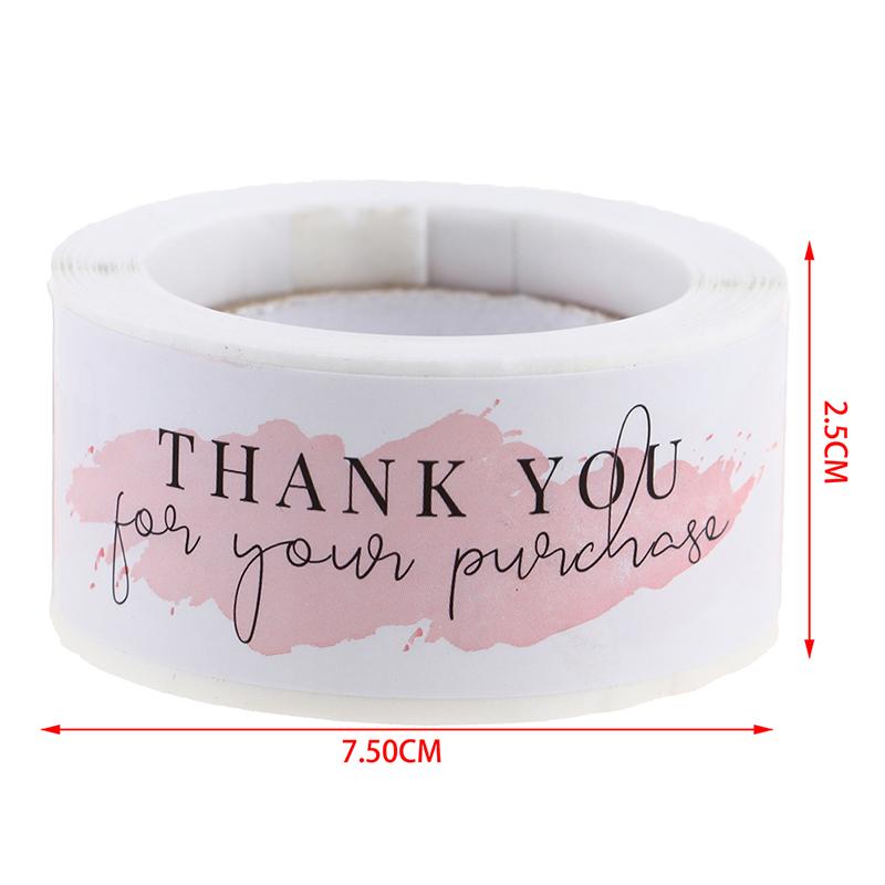 120Pcs Thank You Stickers Label For Envelope Sealing Decor Sticker Stationery