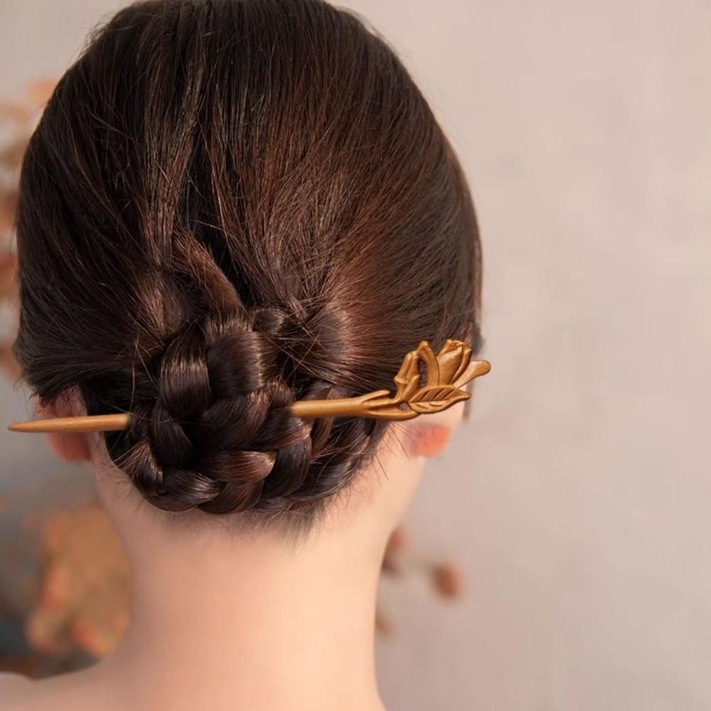 Double-sided Carvings Hanfu Hairpin Updo Accessory Ancient Style Hair Chopstick Girl
