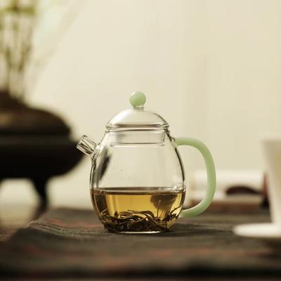 Чайник из стекла «Яйцо дракона» из высокопрочного боросиликатного стекла, термостойкий, заварочный чайник, набор для чая «кунг-фу», одноразовый чайник для заваривания чая