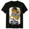 Грязная Мэри Сумасшедший Ларри (1974) Футболка в стиле кинопостера, ретро, унисекс.