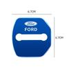 Car Sticker 4pcs Door Lock Decoration Protection Cover Emblem case for Ford Kuga Territory Focus RS Escort Fiesta Mondeo Accesso