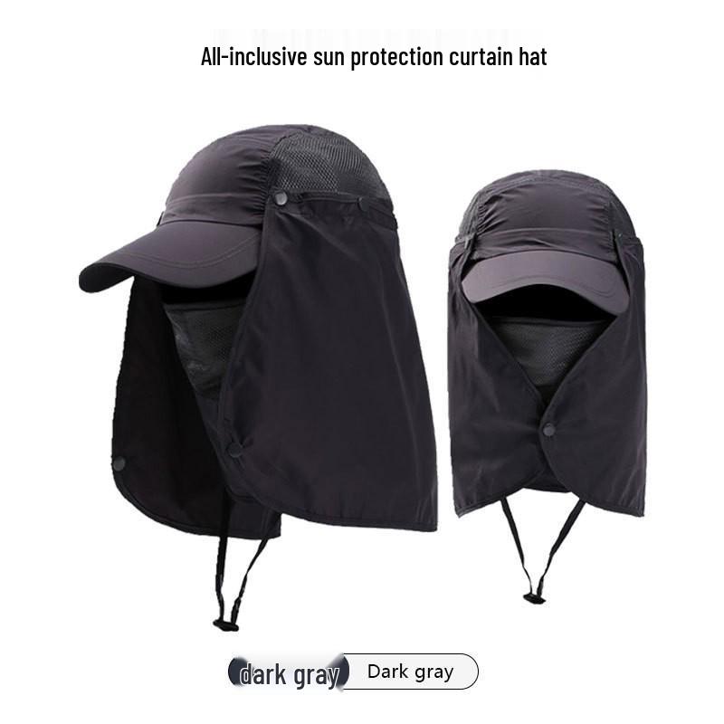 Унисекс шляпа с защитой от УФ-лучей и съемным клапаном – быстросохнущая шляпа от солнца для альпинизма и рыбалки