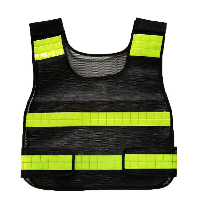 High-Grade Hot-Melt Reflective Safety Vest, Breathable Mesh for Property Security