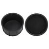 Комплект из 2 шт. Вставка-подкладка подстаканника центральной консоли, черная резина, защита от УФ-лучей, автомобильные аксессуары для интерьера