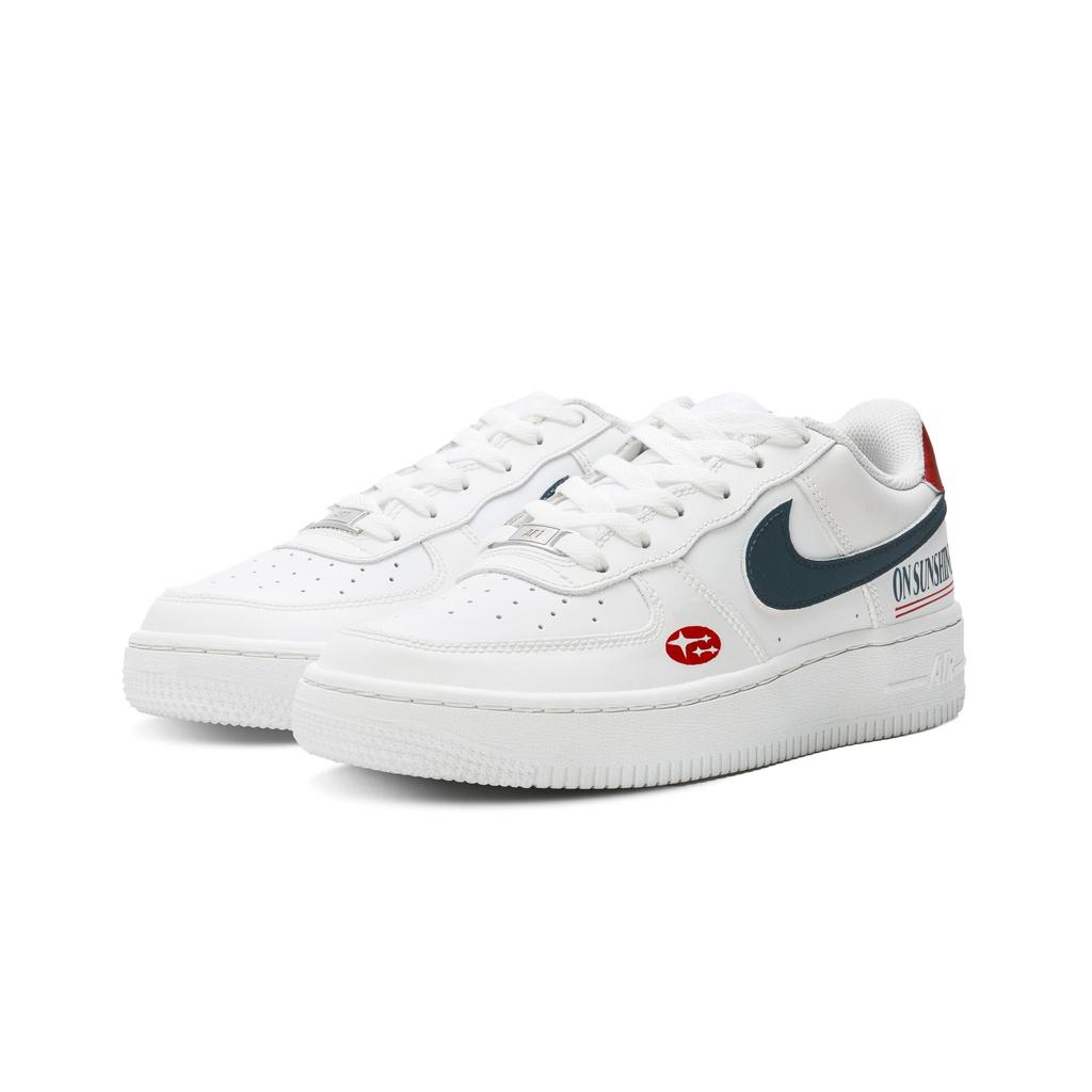 Nike Air Force 1 Abrasion Resistant Slip Resistant Low top Skateboard Shoes Women's White DD8959-100(Team44-)