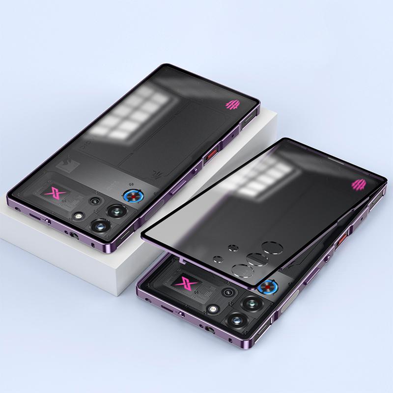 Для ZTE nubia Red Magic 10 Pro 5G чехол металлический каркас матовый ПК задняя крышка телефона с кнопкой защелки