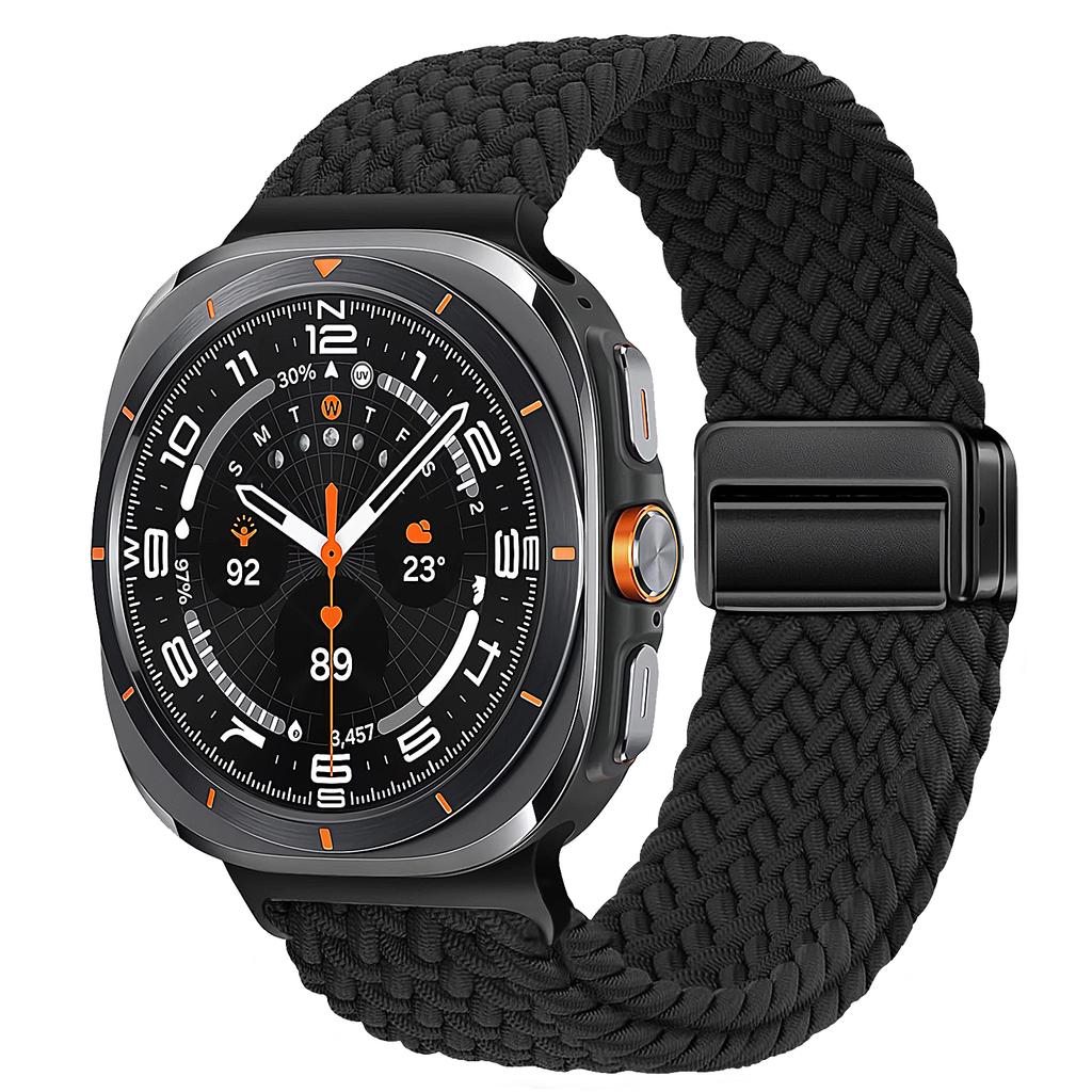 Плетеные ремешки для Samsung Galaxy Watch Ultra 47 мм, магнитный спортивный браслет, ремешок Galaxy Watch 7 Ultra