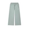 Original Loose Fleece Antibacterial Wide Leg Knit Sports Pants Women Bottoms Chaos-Grey-Green F51W449602F-GN