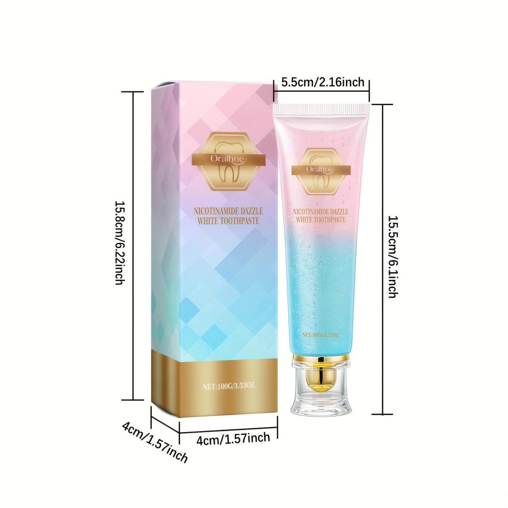 Mint Nicotinamide Toothpaste Fights Bad Breath Removes Stains Protects Teeth Oral Care Fresh Breath Whitening