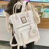 Women's Backpack Sets Fashion Large Capacity School Bag for Girls Trendy Nylon Waterproof Travel Bagpack